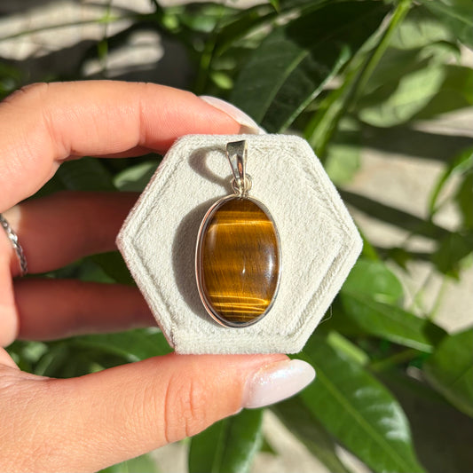 Pendentif oeil de tigre
