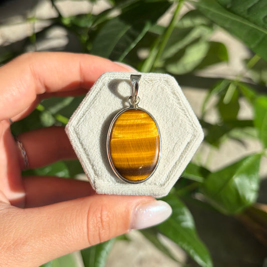 Pendentif œil de tigre