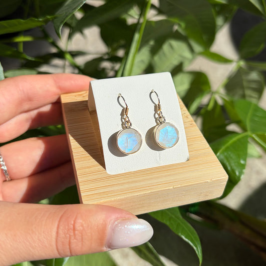 Boucles d'oreilles pierre de lune