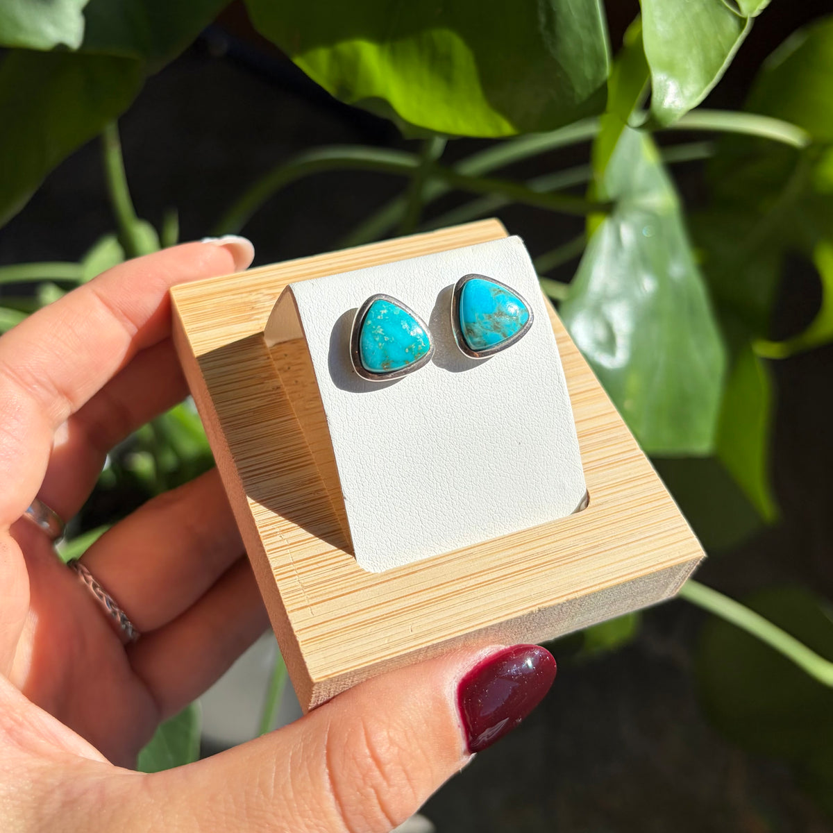 Boucles d'oreilles turquoise