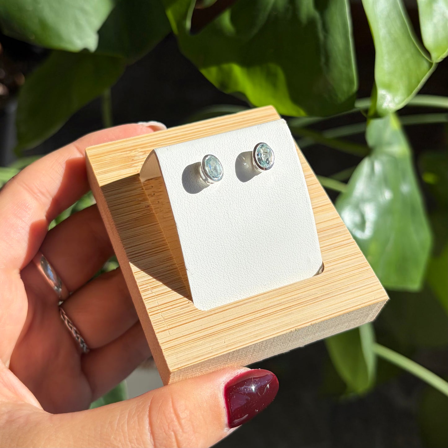 Boucles d'oreilles topaze