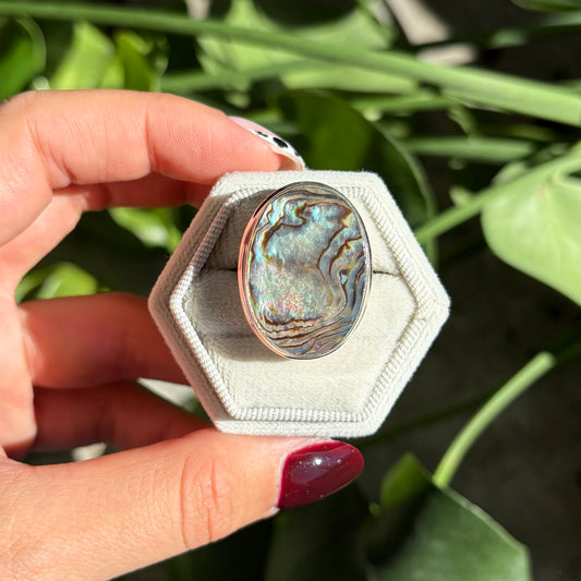 Bague abalone