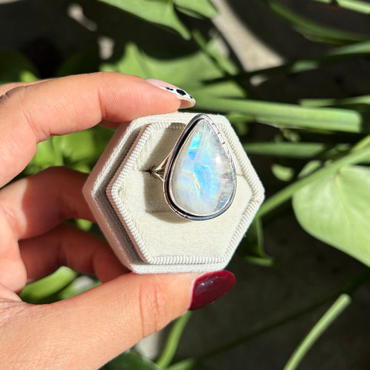 Bague pierre de lune