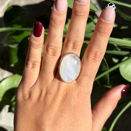 Bague pierre de lune