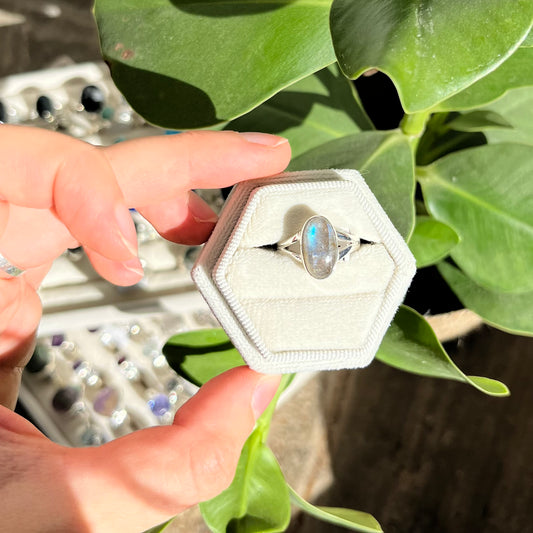 Bague labradorite