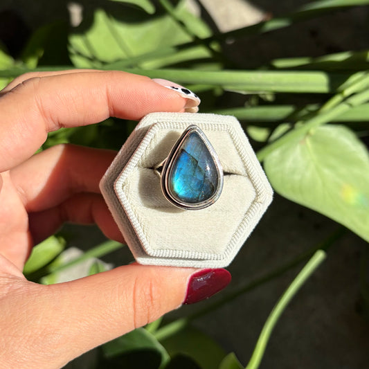 Bague labradorite