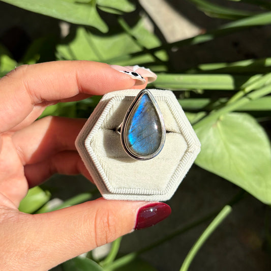 Bague labradorite