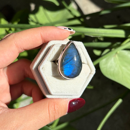Bague labradorite