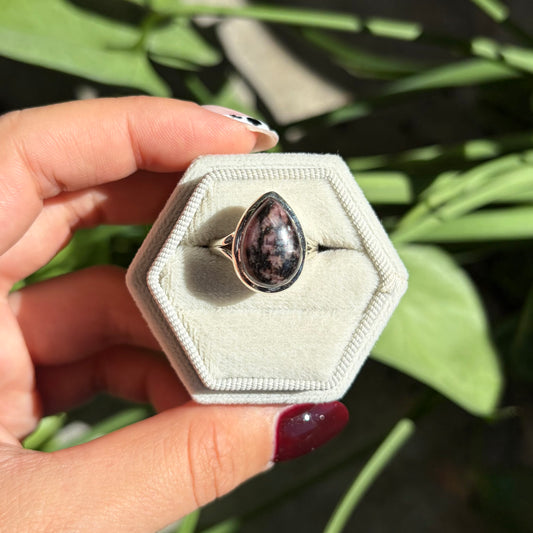 Bague rhodonite