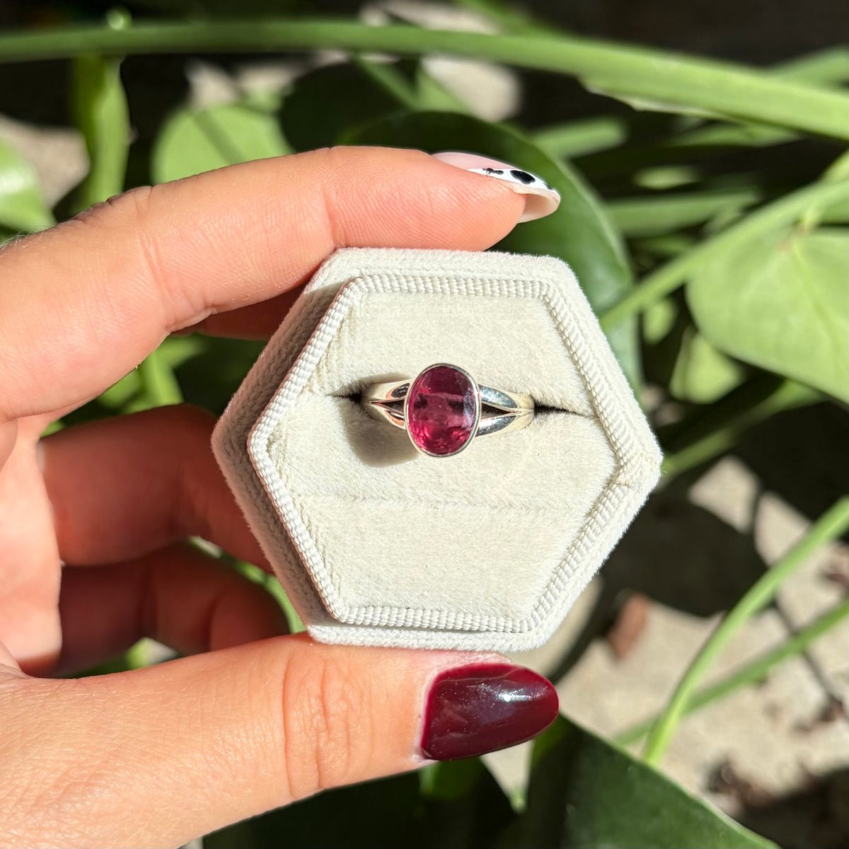 Bague grenat