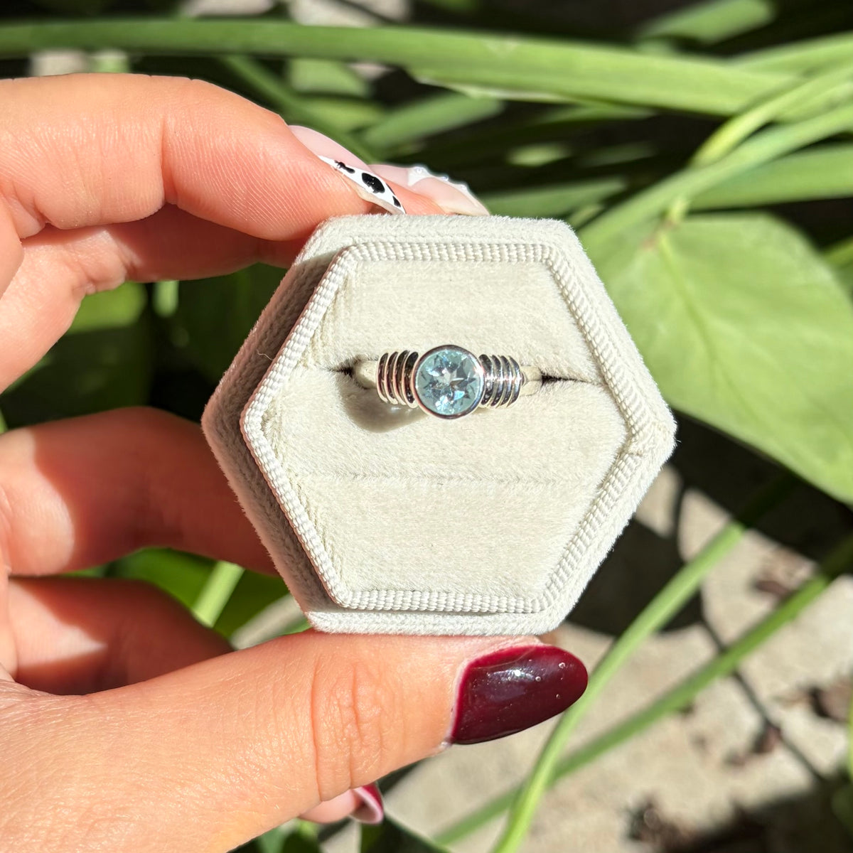 Bague topaze