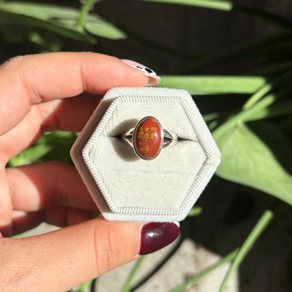 Bague jaspe