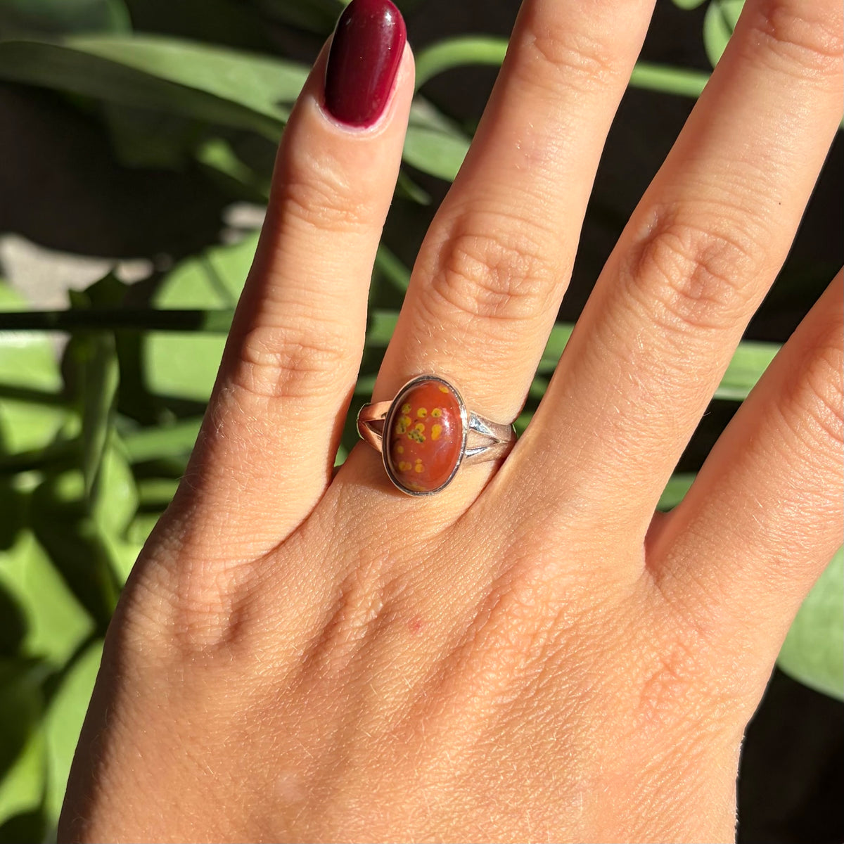 Bague jaspe