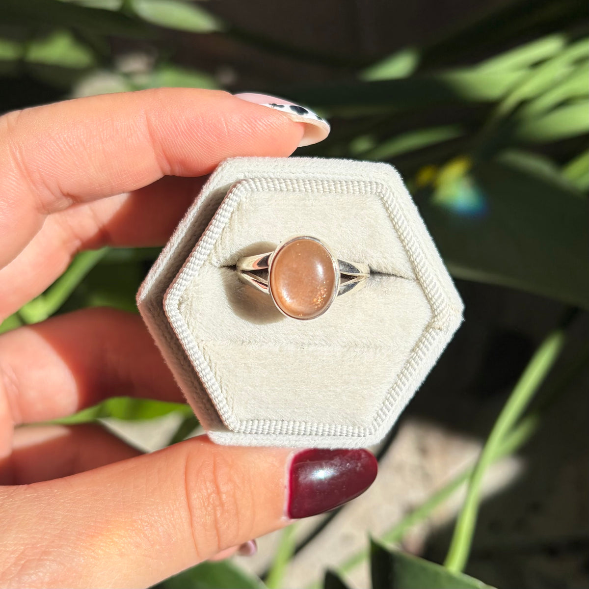 Bague pierre de lune