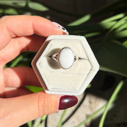 Bague howlite