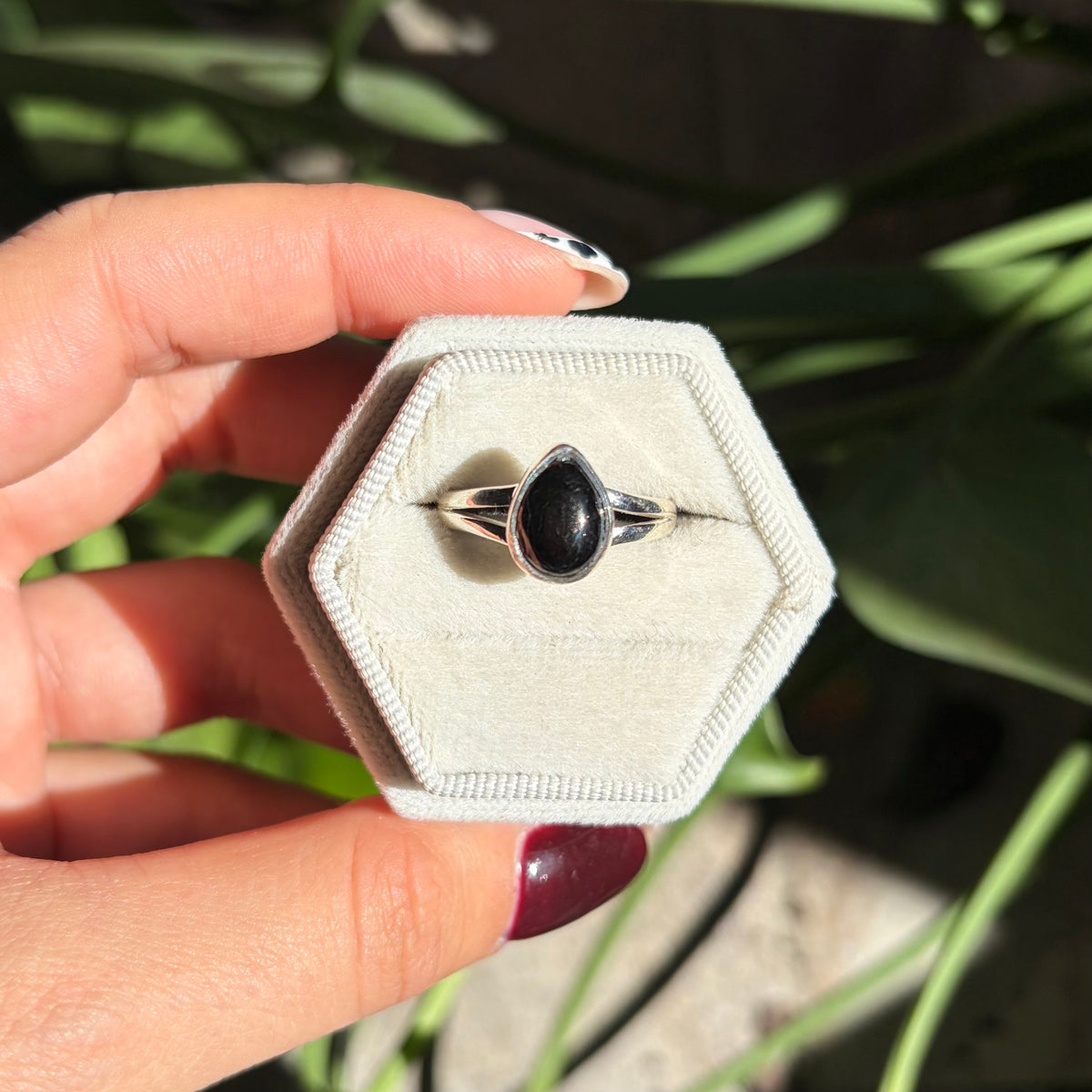 Bague shungite