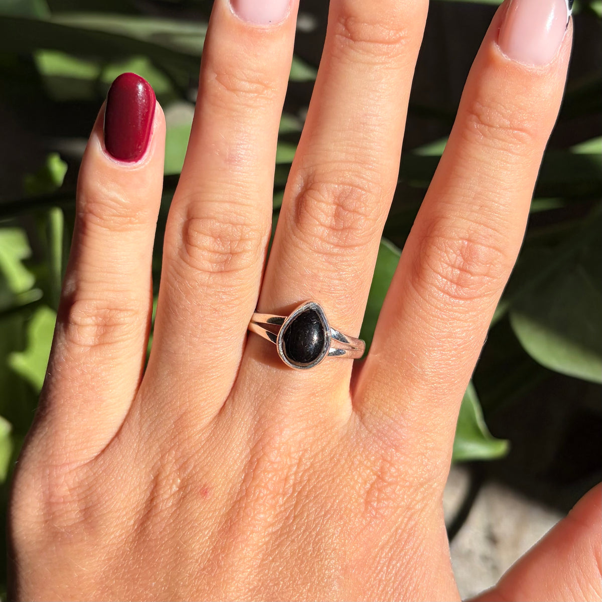 Bague shungite