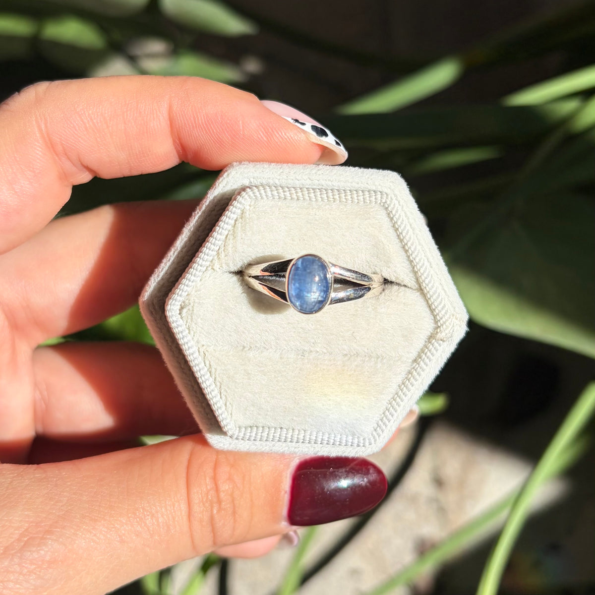 Bague cyanite