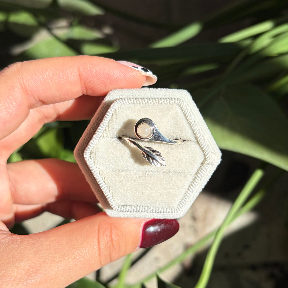 Bague pierre de lune