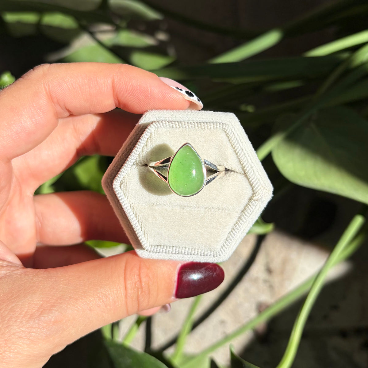 Bague jade