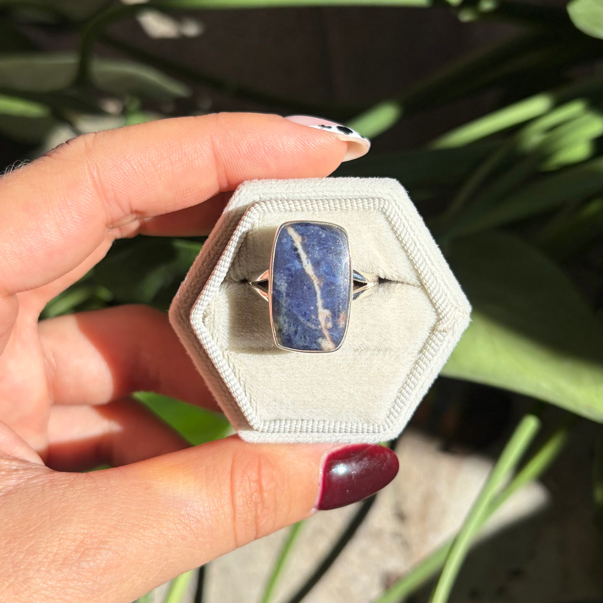 Bague sodalite