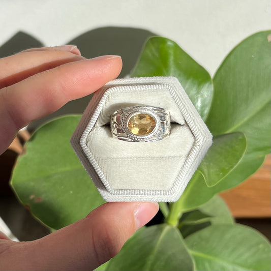 Bague citrine