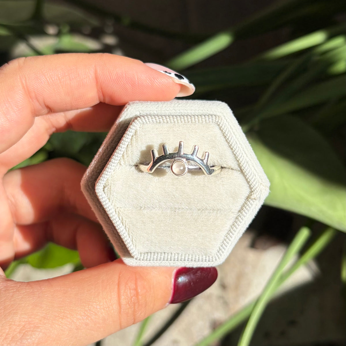 Bague pierre de lune