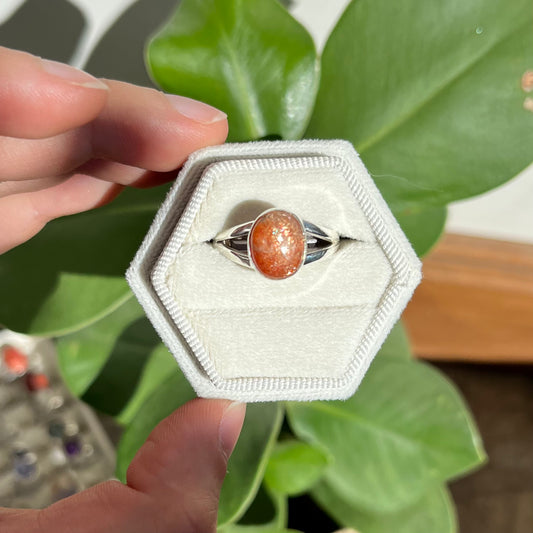 Bague pierre de soleil