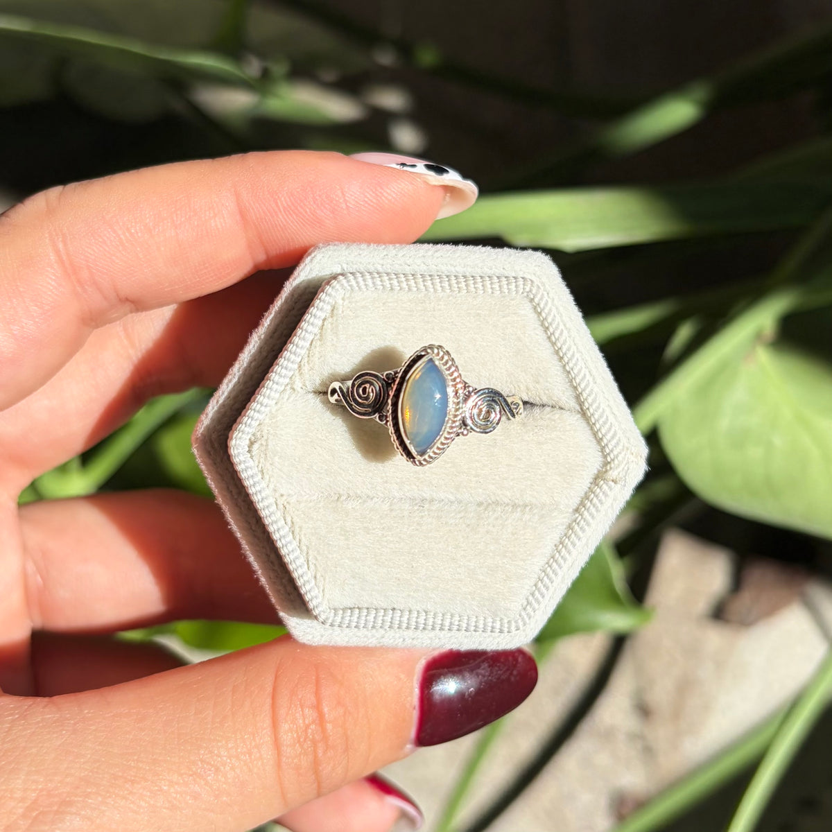 Bague opale