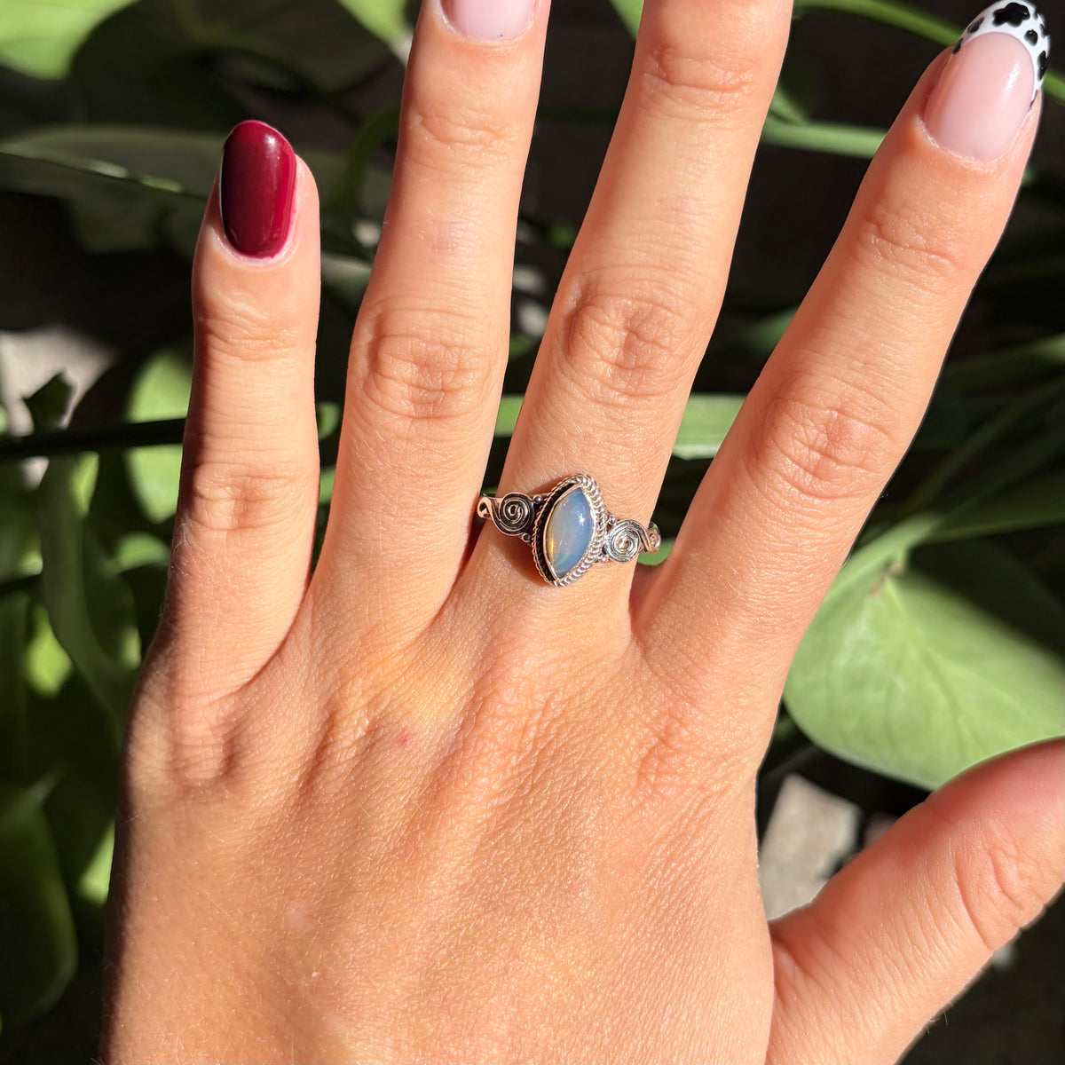 Bague opale