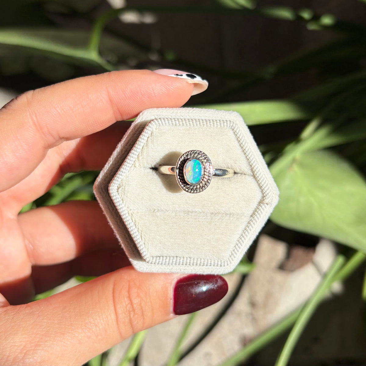Bague opale
