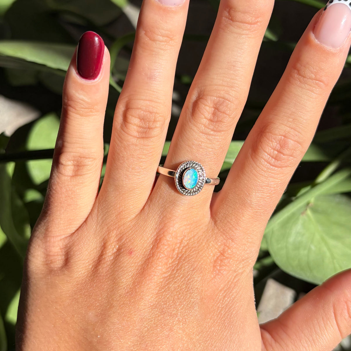 Bague opale