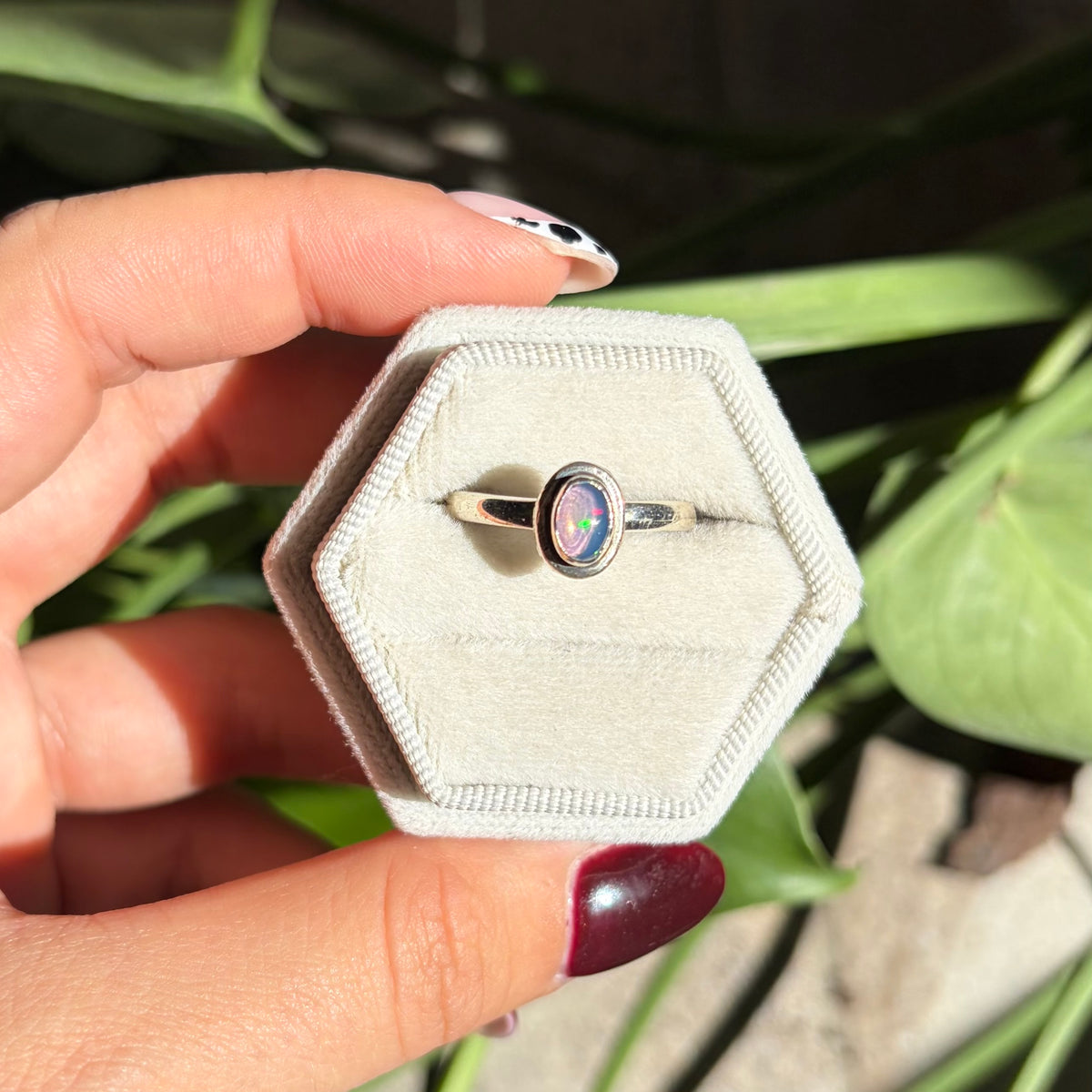 Bague opale