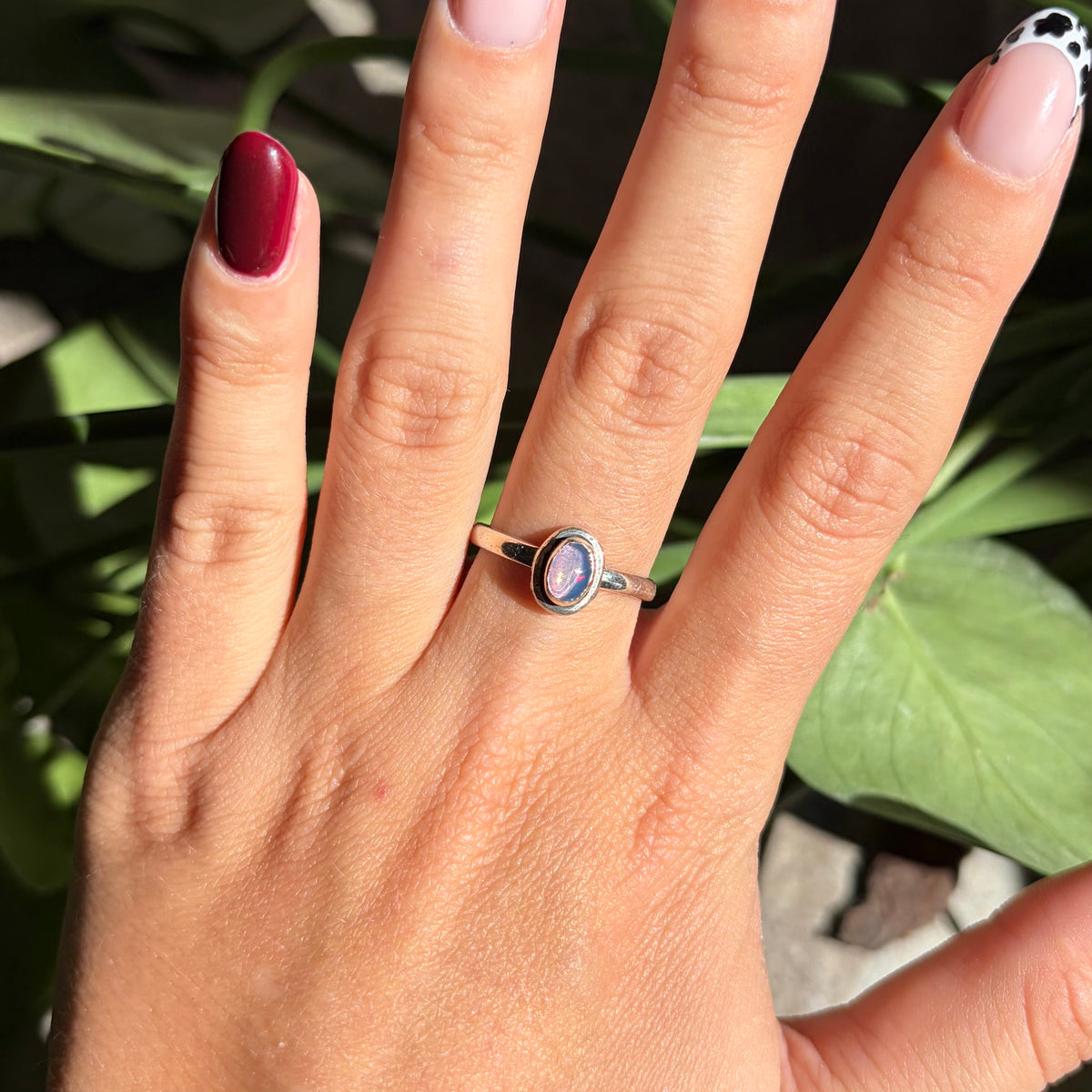 Bague opale