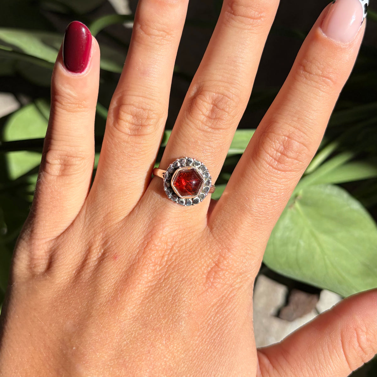 Bague ambre