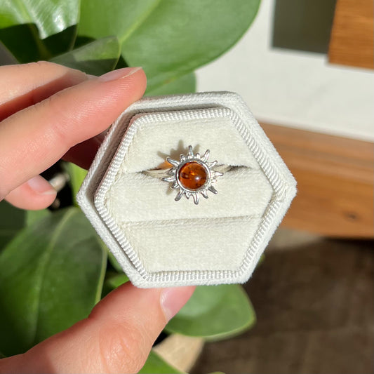 Bague ambre
