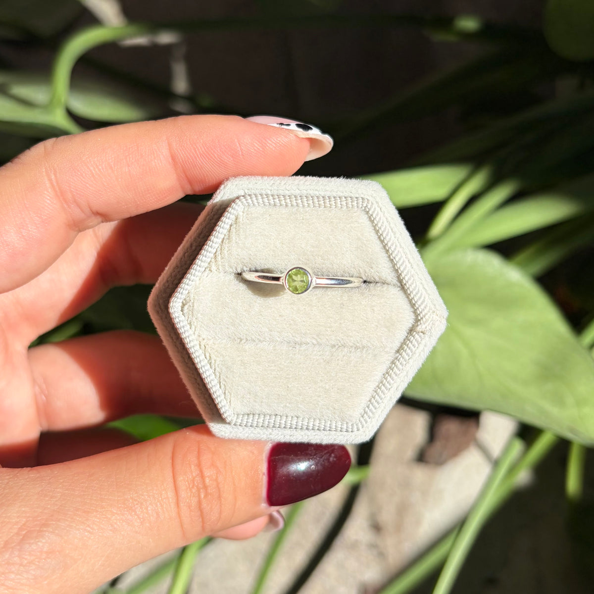 Bague péridot