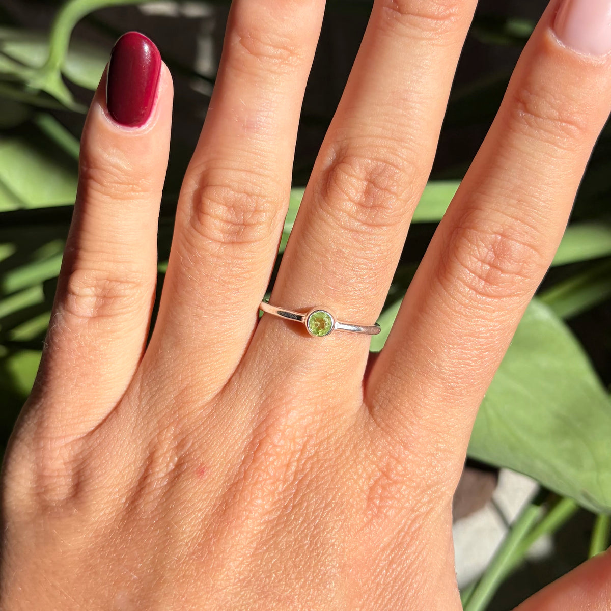 Bague péridot