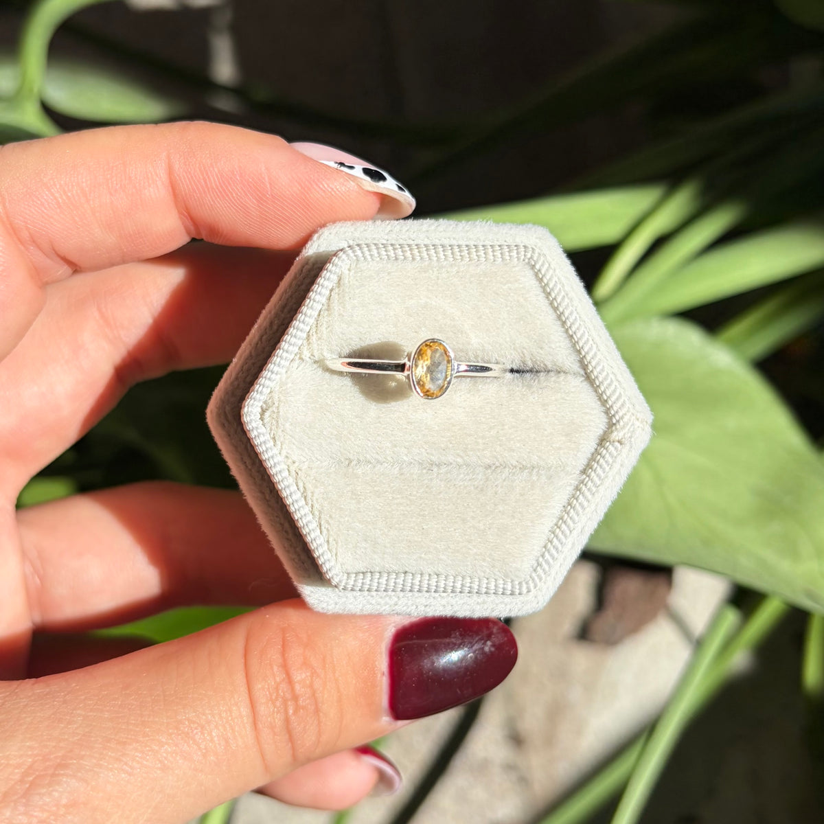 Bague citrine
