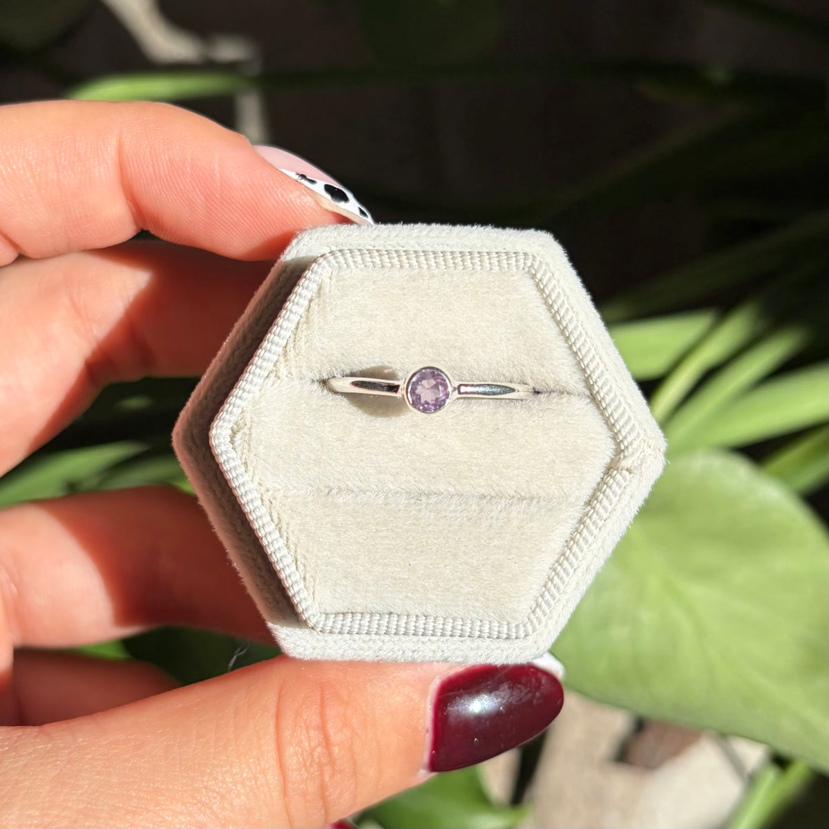 Bague améthyste