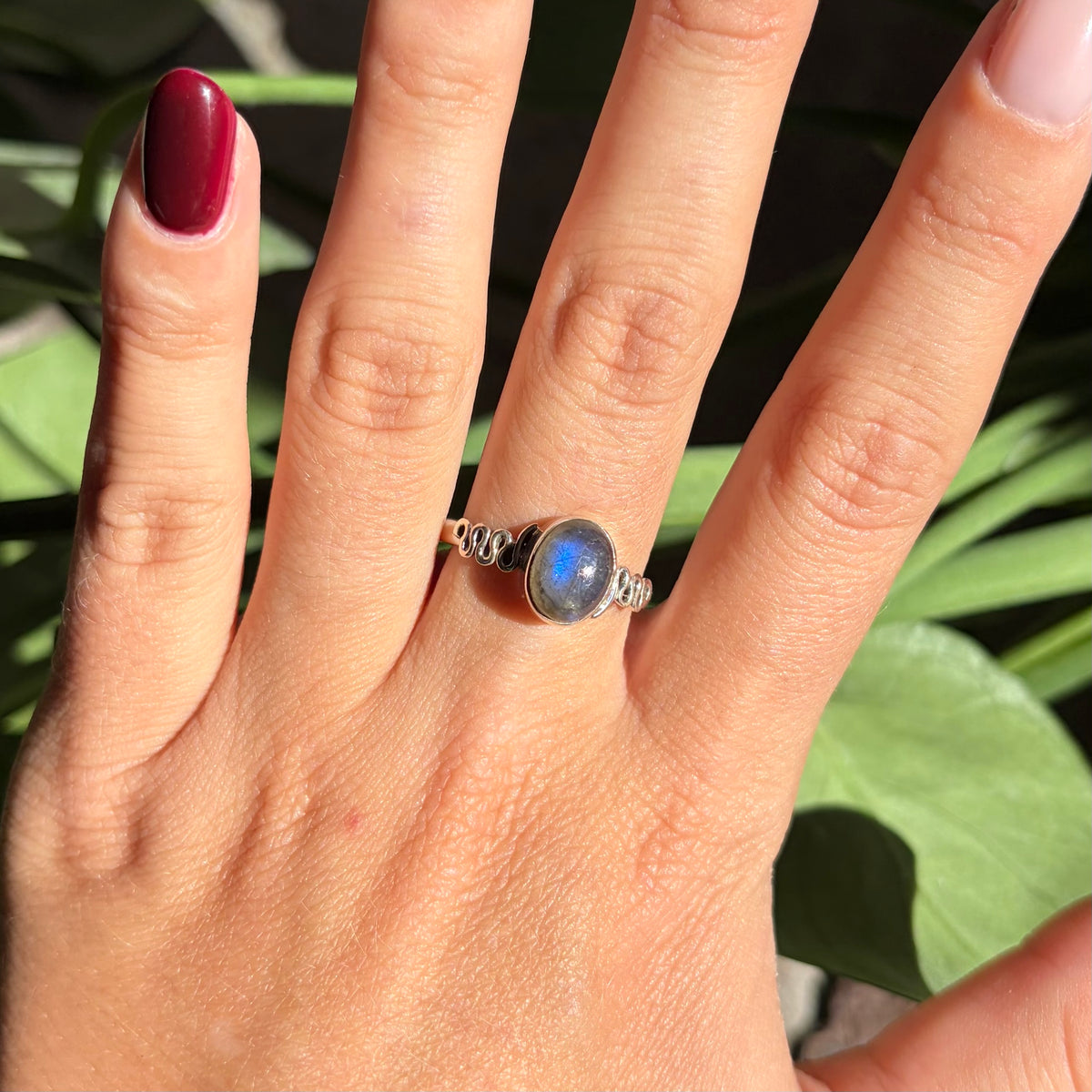 Bague labradorite