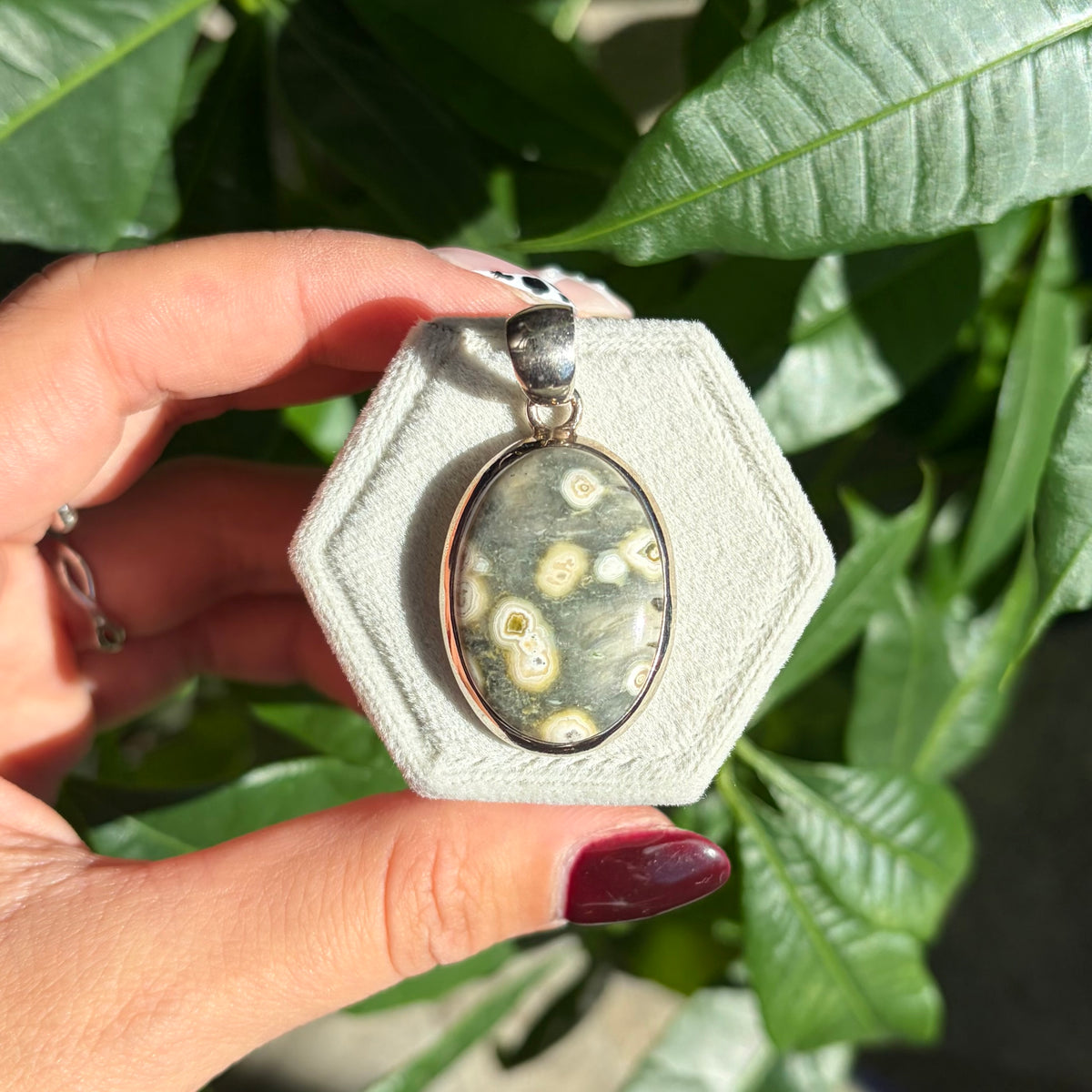 Pendentif jaspe