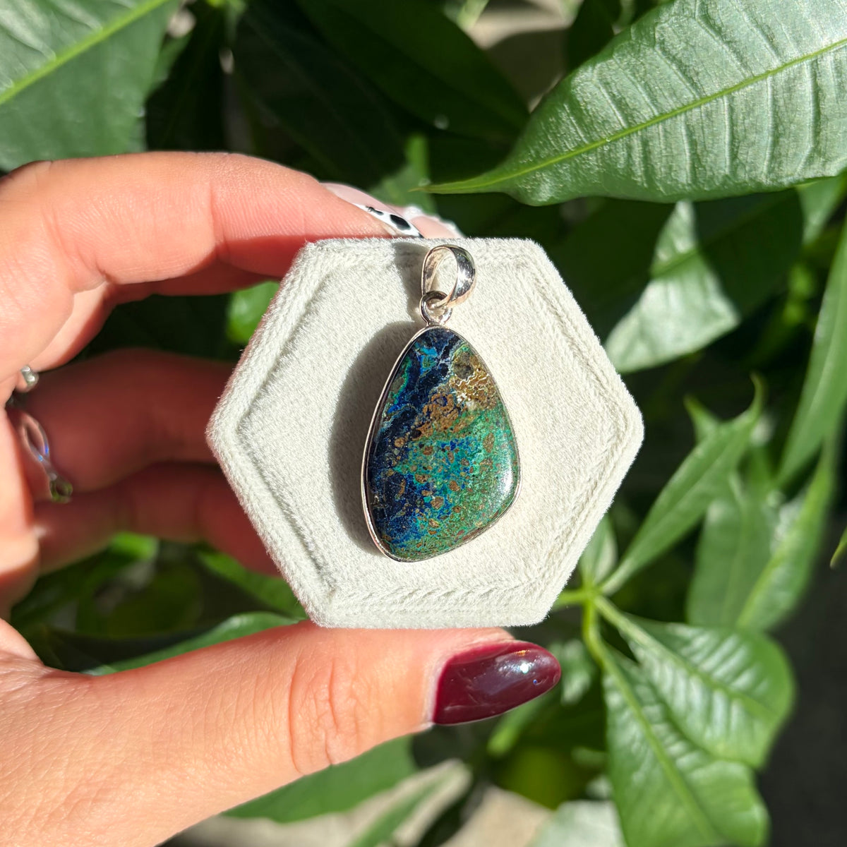 Pendentif chrysocolle