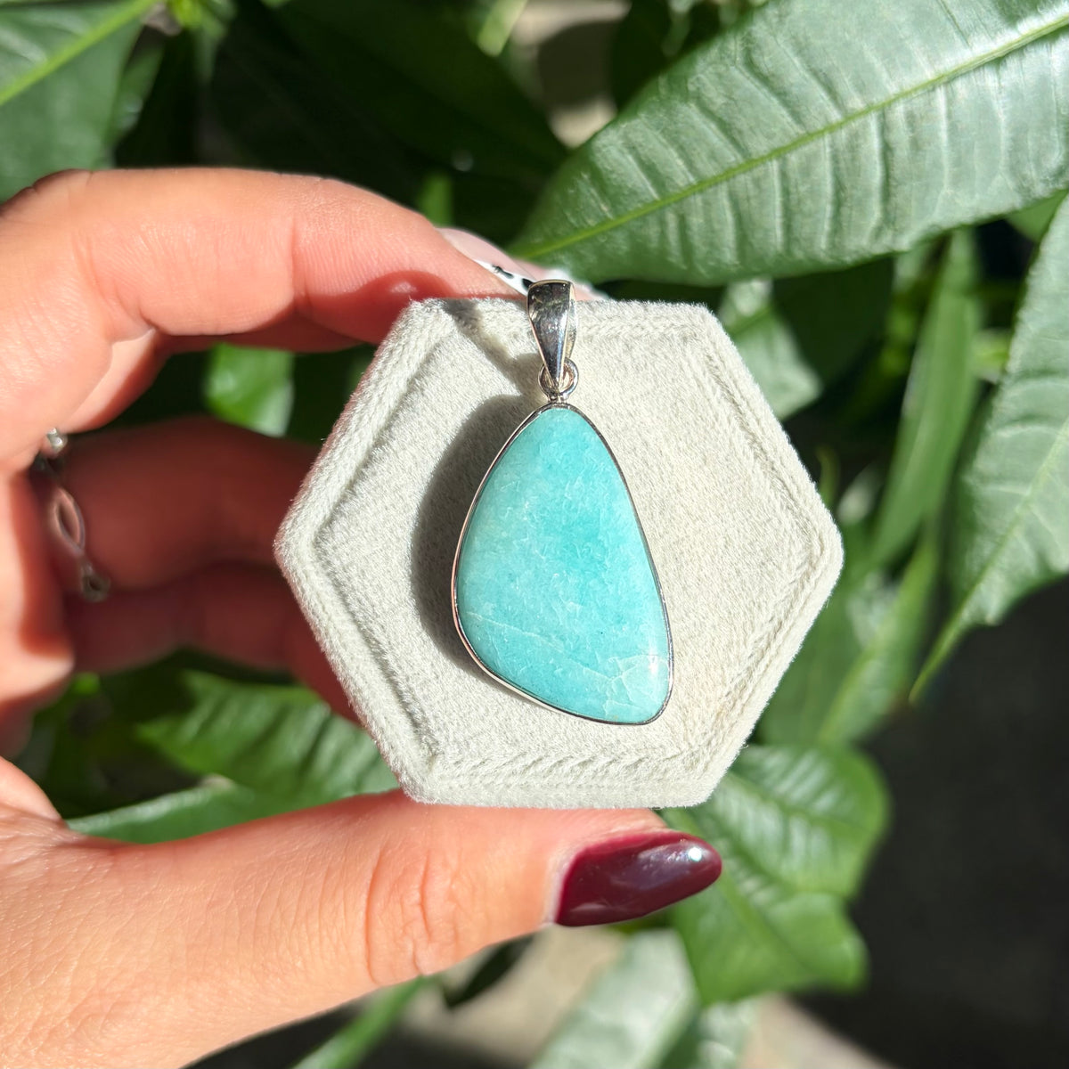 Pendentif amazonite