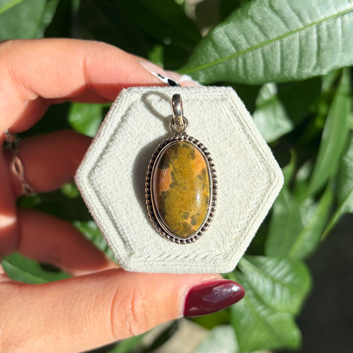 Pendentif jaspe