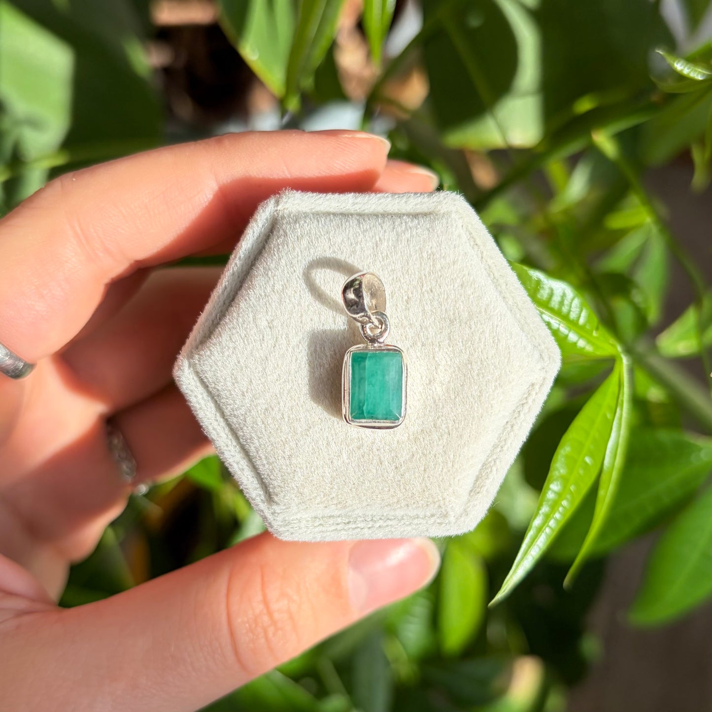 Pendentif émeraude