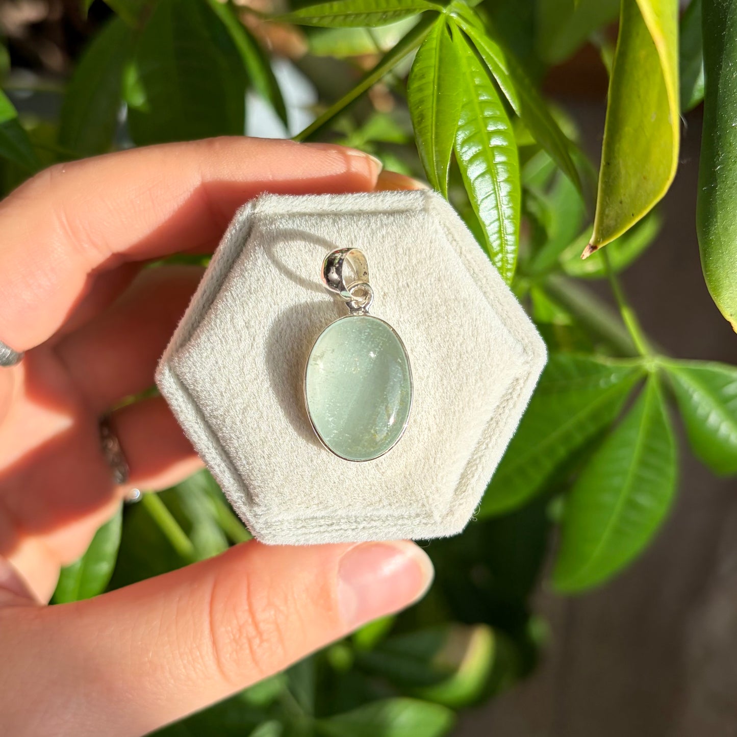 Pendentif aigue-marine