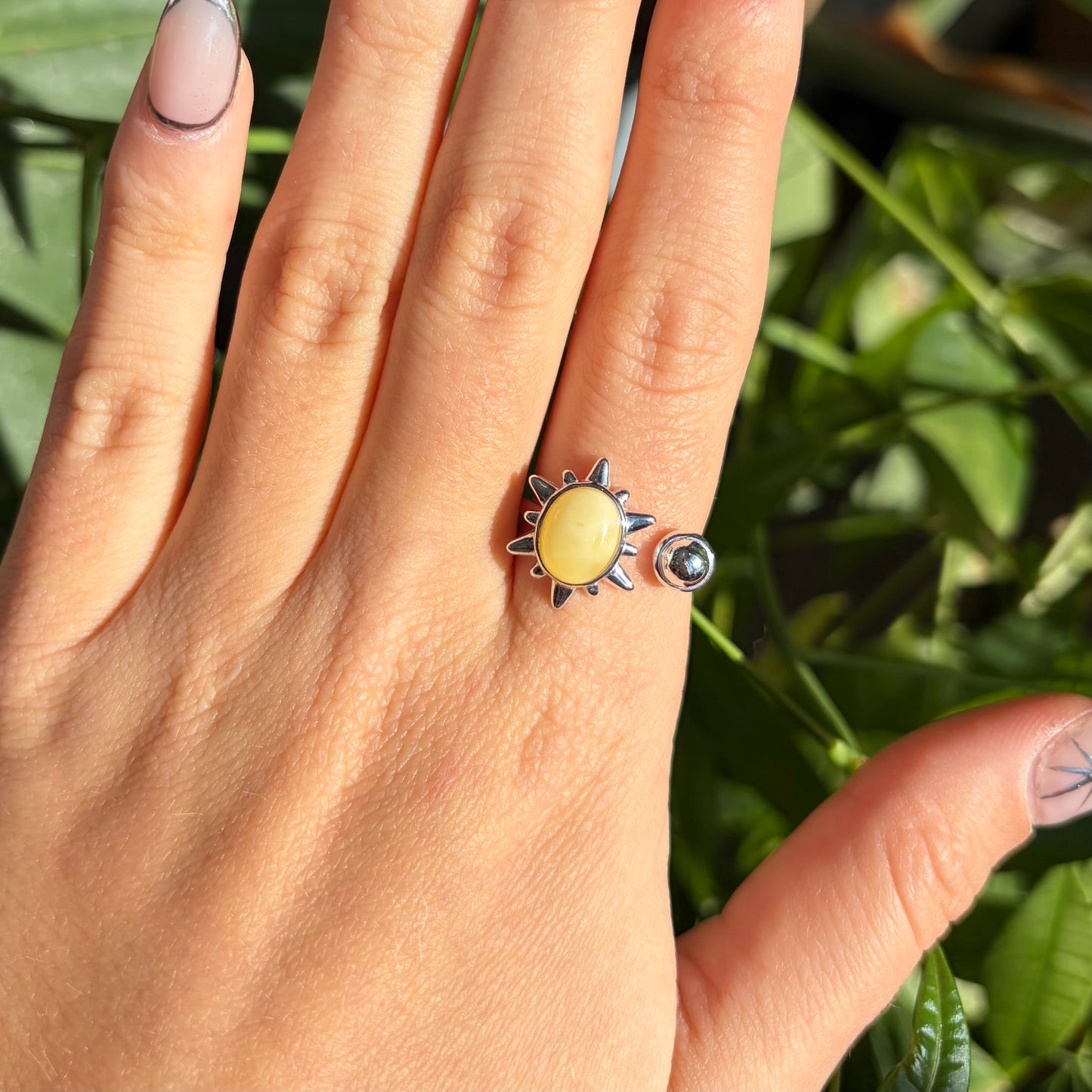 Bague ambre