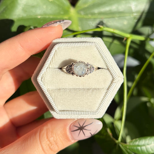 Bague pierre de lune