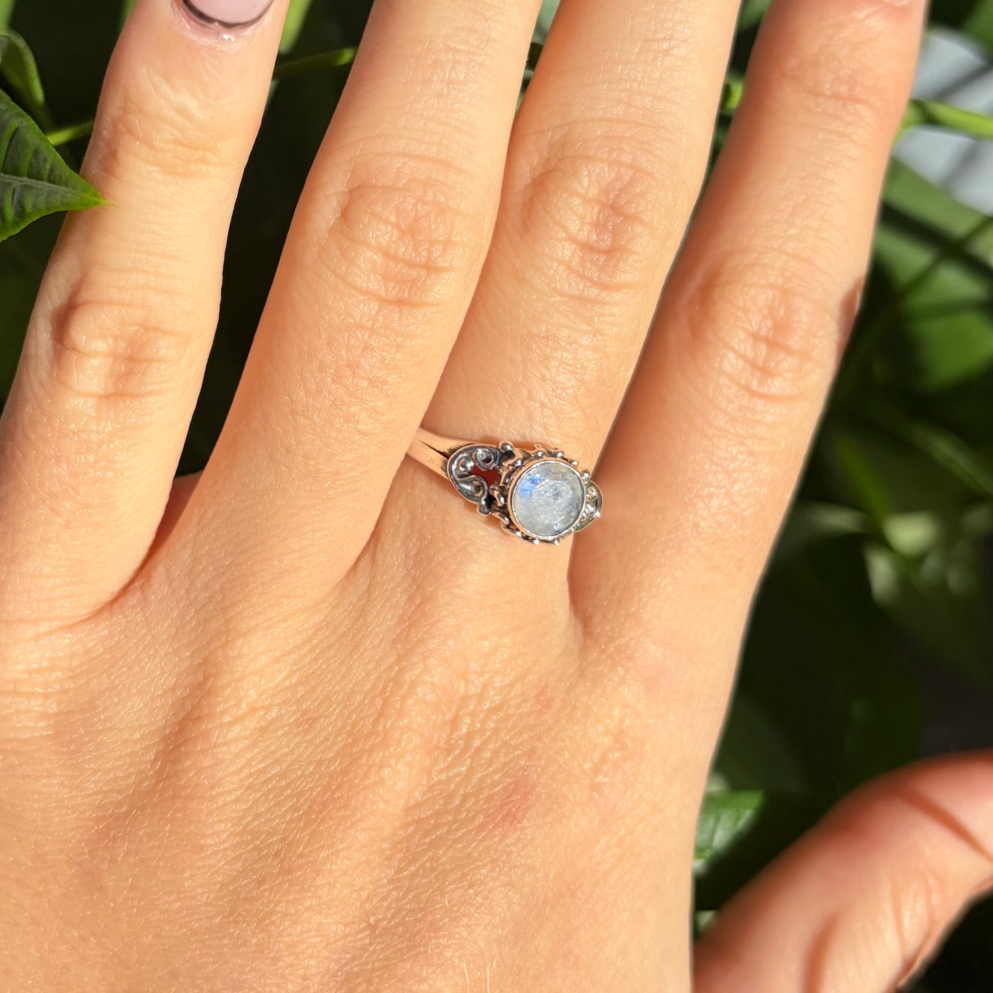 Bague pierre de lune